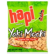 Hapi Yaki Mochi Original Soy Flavor Snacks, 3 oz