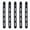 Black, variant on ANXPTIME 5Pcs Adjustable Silicone Cable Organizers Ties Reusable Wire Storage Band