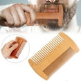 thumbnail image 4 of TSV Beard Brush and Mustache Comb Kit for Men, Boar Bristle Beard Brush, Wooden Grooming Comb, Bag Included, 4 of 8