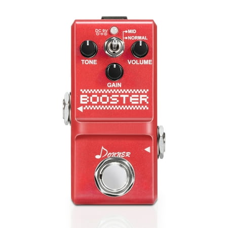 Clean Boost Guitar Pedal - Donner Booster Boost Guitar Effect Pedal Super Mini Pedal