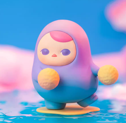 Popmart Bubble Mart Pucky Relaxing Bean Blind Box Decoration Biqi