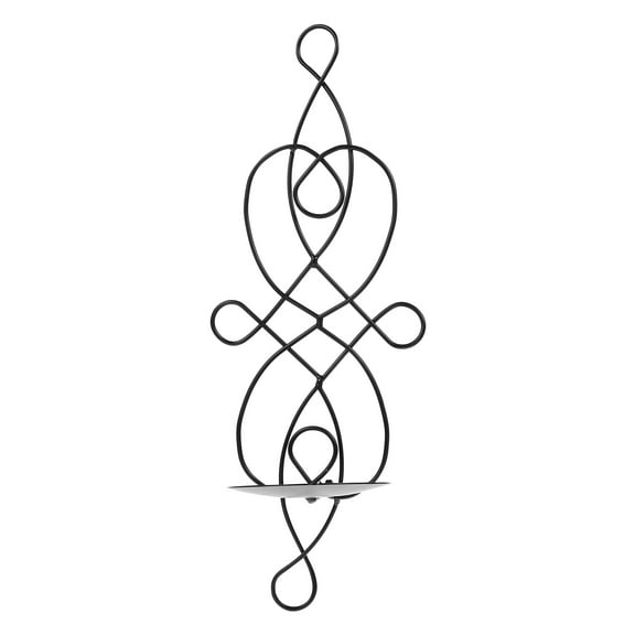 Gothic Wall Mounted Rustic Candle Holder Hanging Stick Wall-mounted Wrought Iron Holders Candlesticks Decor Home Décor