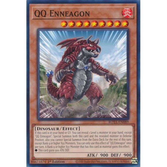 YuGiOh Rage of the Abyss Common QQ Enneagon ROTA-EN089