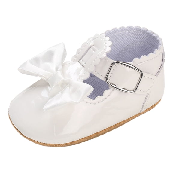 LNMQLPDBS Shoes for Toddler Girls Closed Toe Ruffle Edge Princess Shoes with Bowknot Girls Sandals Size 2 Cute Girls Dress Sandals Non-Slip First Walking Sneakers Girls Dressy Shoes for Spring Summer