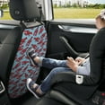 thumbnail image 5 of Red Lobster Print Blue Mats Back Seat Protectors, Car Seat Protector Vehicle Organizers Waterproof Cover Back Seat Cover for Kids with 3 Storage Pockets 2 Pack, 5 of 5