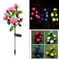 thumbnail image 4 of Rose Lights Lámpara de césped Lámpara de estaca Patio Patio cabezas Sharpla Luz de estaca decorativa, 4 of 8