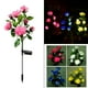 thumbnail image 5 of LED Solar Rose Lights Lámpara de césped Lámpara de estaca Patio Patio cabezas Baoblaze Luz de estaca decorativa, 5 of 8
