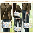 thumbnail image 4 of FORMRS Womens Shoulder Bag with Chain Strap Clutch Purse Cute Tote Handbag, Purple Easter Eggs, 4 of 7