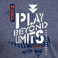 thumbnail image 3 of CafePress - Nerf Play Beyond Limits T Shirt - Mens Tri-blend T-Shirt, 3 of 4
