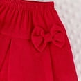 thumbnail image 6 of Girls 2 Piece Outfits Girl Set Baby Girls Spring And Autumn Long Sleeve Heart Blouse + Bow Skirt Two Piece Set, 6 of 9