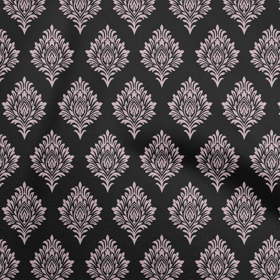 oneOone Viscose Chiffon Black Fabric Block Sewing Material Print Fabric By The Yard 42 Inch Wide-WY