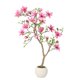 thumbnail image 3 of QinaQin Árbol artificial de magnolia con flores rosas, disponible en 4, 5 o 6 pies, ideal para decoración de hogar, oficina, hotel o interiores y exteriores, 3 of 8