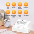thumbnail image 3 of Travel Thermal Printer, Support 8.5 X 11in Inkless Mobile Printer Easy To Use Multi Function Lightweight A4 Paper Size  for Phone Laptop, 3 of 7