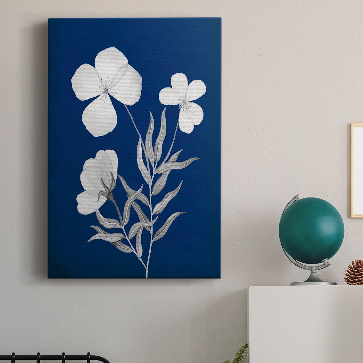 Indigo Sketch I Premium Gallery Wrapped Canvas - Ready to Hang