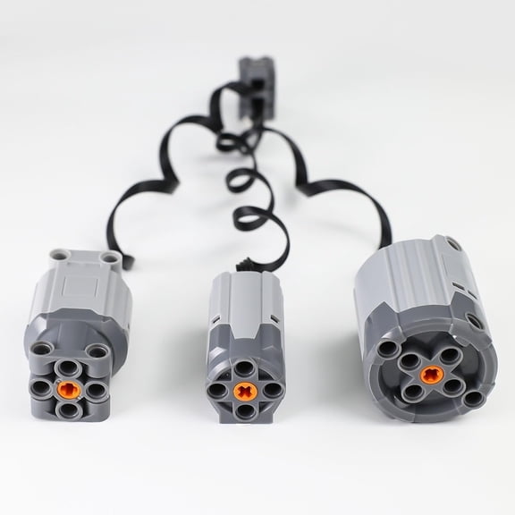 3pcs Technical Motor Set Compatible with Lego-Motor-Kit, Power Functions for MOC Assembled Building Block