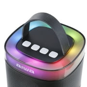 Aiwa Light up Wireless Karaoke Speaker, Black, AI6029-BLK