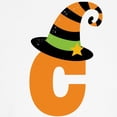 thumbnail image 3 of CafePress - Halloween Letter C Witch Monogram Kids Baseball Je - Kids Cotton Baseball Jersey, 3/4 Sleeve Shirt, 3 of 4
