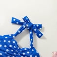 thumbnail image 6 of BJUTIR Girls Swimsuit Baby Girl Bikini Kids Polka Dot Swimsuits Halter Swimwear Beach Bathing Suit Bikinis Set For 12-18 Months, 6 of 8