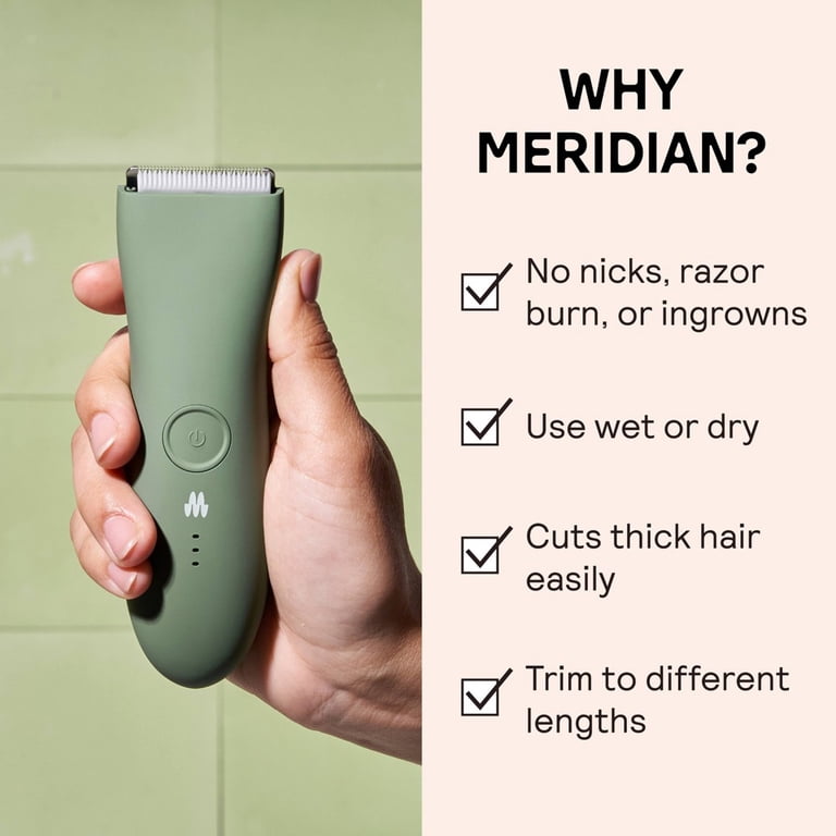 Meridian, Body Hair Trimmer, Original, Wet Dry Waterproof