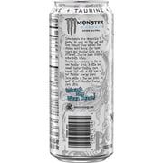 Monster Energy, Zero Ultra, Sugar Free Energy Drink, 16 Fl Oz