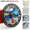 thumbnail image 2 of Outils de Menuiserie Roue de Coupe en Métal Noire Durable pour Acier Inoxydable et Alliage Meulage de Précision Caractéristiques Haute Performance -Améliorée pour un Travail du Métal Polyvalent, 2 of 8