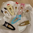 thumbnail image 2 of Clip de pico de pato Sanrio japonés, horquilla de Hello Kitty Cinnamoroll, Kuromi Pochacco Ins, tocado de moda para niñas, regalos para niños, 2 of 4