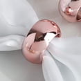 thumbnail image 4 of Round Beaded Charger Plates, 13 Inch, with Napkin Rings and Cloth Napkins, Set of 6 (Rose Gold), 4 of 8