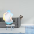 thumbnail image 2 of Espejo de maquillaje ondulado de acrílico, espejo decorativo moderno para baño y pared, con figuras de búho y estatua de búho como adorno de mesa., 2 of 8