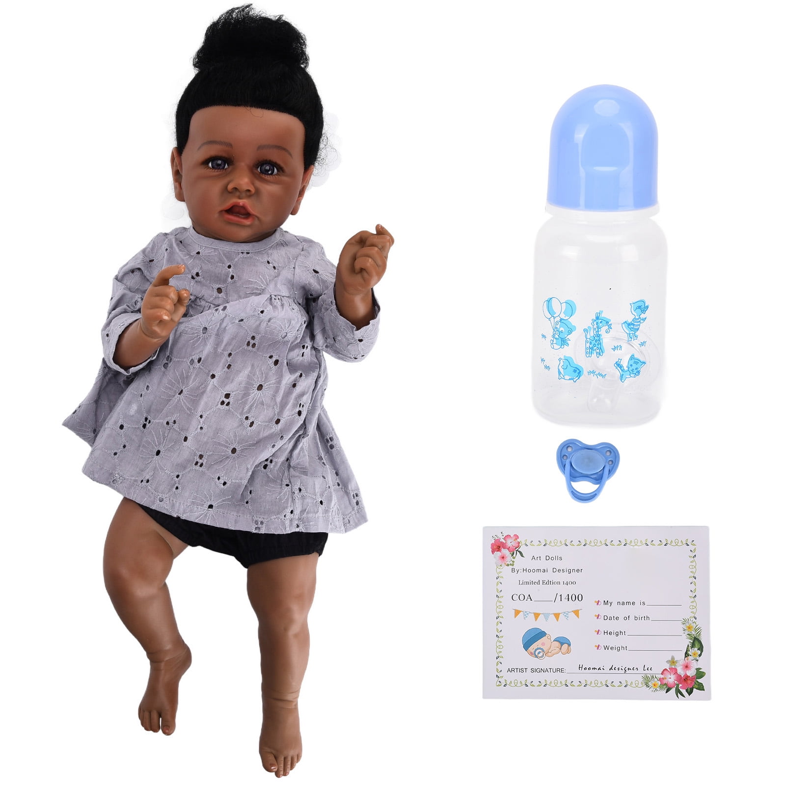 Hoomai baby doll 22 'Happy Day' limited edition 1400 'reborn' silicone 