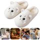 thumbnail image 4 of Algodón otoño e invierno para hombres y mujeres pantuflas felpa para el con gatitos dibujos animados para hombres y mujeres (TW-1 blanco 36-37) (adecuadas para pies 35-36), 4 of 9
