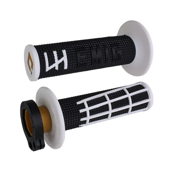 Odi H36E2BW Emig 2.0 Racing V2 Lock-On Grips - Black/White