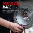 thumbnail image 4 of Fits 2019-2022 Ram 3500 Power Stop Brake Rotor AR83100XPR Evolution; Drilled And Slotted Cross-Drilled; One Piece Design; Wheel Bolt Pattern 8 x 156 Millimeter; 5 Inch Hub Diameter, 4 of 4