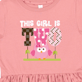 thumbnail image 4 of Inktastic 2nd Birthday Cute Owl 2 Year Old Girls Toddler Dress, 4 of 5