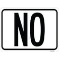 thumbnail image 1 of SignMission A-1824-23550 18 x 24 Po Panneau en Aluminium - Non, 1 of 1