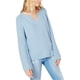 thumbnail image 1 of INC Womens Fuzzy Knit Sweater, Azul, X-Large, 1 of 1
