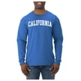 thumbnail image 2 of Wild Bobby State of California College Style Men Long Sleeve Shirt, 2 of 6