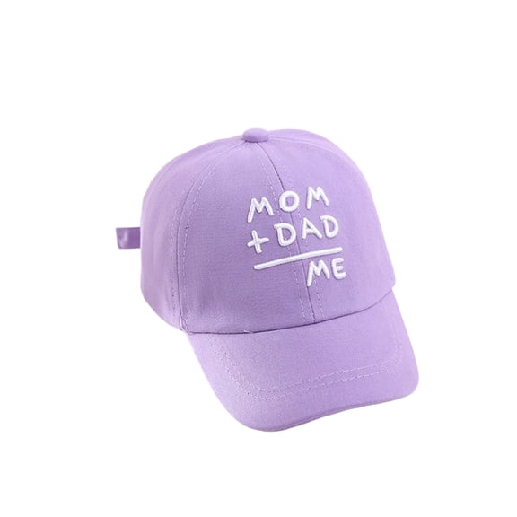 dgysar Infant Baseball Cap Letter Embroidered Sun Hat for Newborn Outdoor Travel, Unisex Purple 1PC