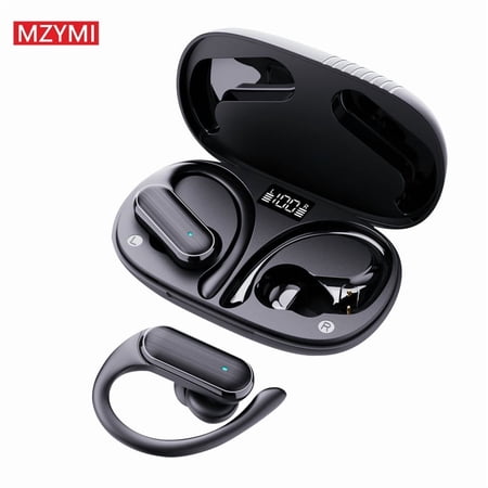 MZYMI Bluetooth Earphone A520 True Wireless Ear Hook HD Sound Quality Stereo Headset Touch Control Sport Running Headphone With Mic For Android iOS