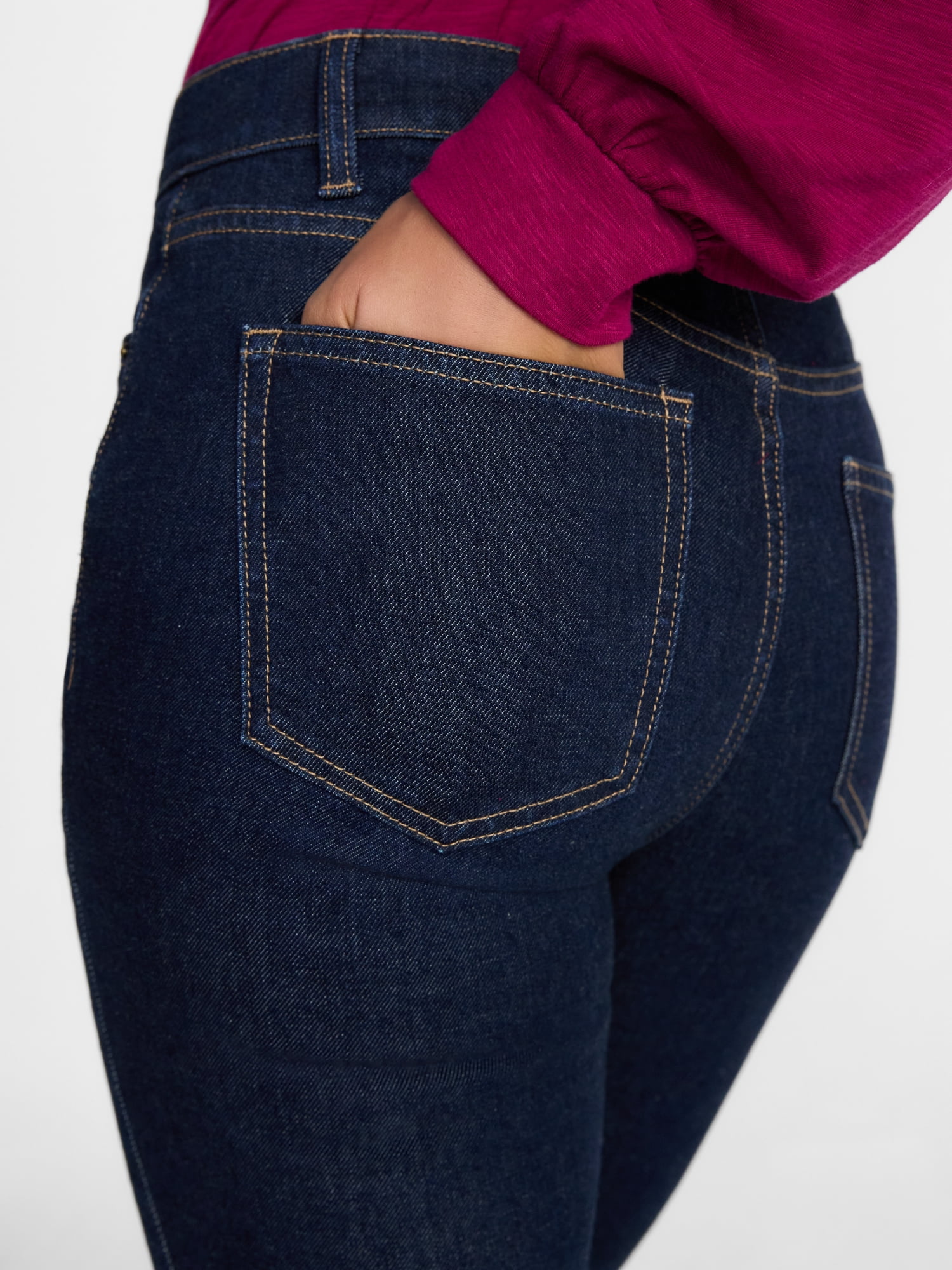 Scenario Women's High Rise Skinny Jeans, 27", 29", 31" Inseams, Sizes 0-20