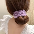 thumbnail image 1 of Moda y fabricante de bollos francés para el cabello diadema horquilla herramienta trenzadora de utilizar salón - Púrpura BLESIY Cintas para el pelo, 1 of 7