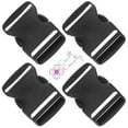 thumbnail image 3 of Craft County 15 Pack 2 Inch Side Release Black Plastic Buckles, 3 of 5