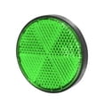 thumbnail image 5 of Unique Bargains 8 Pcs Round Rear Reflectors Screw on Safety Spoke Reflective Gate Posts Reflector for Motorcycle Green, 5 of 6