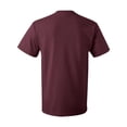 thumbnail image 3 of Couver HD Cotton Short Sleeve T-Shirt , Maroon , 2X-Large, 3 of 4