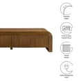 thumbnail image 2 of Waterflute TV Stand in Walnut, 2 of 9