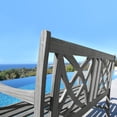 thumbnail image 3 of Renaissance 4-foot Outdoor Hand-scraped Hardwood Garden Bench, 3 of 4