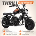 thumbnail image 3 of Arshin Gas Dirt Bike,20 MPH Mini Pit Bike with Off-Road Tires & Disc Brakes,Soft Spring Seat,160 Lbs Max Load(Black), 3 of 8