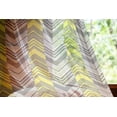 thumbnail image 2 of Yellow and White Tulle Curtains with Rod Pocket, Herringbone Pattern with Angled Lines Geometric Chevron Zigzags, Sheer Drape for Wedding Party 2 Panels, 7 Sizes, Yellow Cream Grey, by Ambesonne, 2 of 3