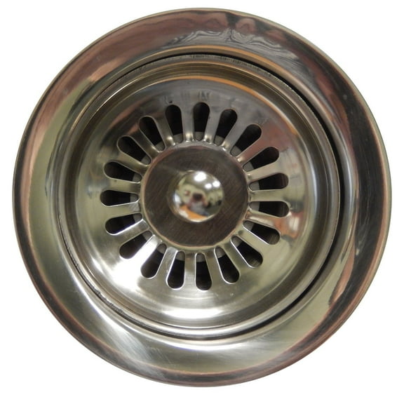 Lexicon 3-1/2 Inch Stainless Steel Strainer for Kitchen Sink, Stainless Steel Kitchen Sink Drain Strainer Assembly with Strainer, US Standard Kitchen Sink SSS-2600