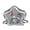 Silver, variant on Ita Bag Star Shaped Purse, PU Leather Aesthetic Cute Crossbody Purse, Kawaii Pin Display Clear Shoulder Bag (Bare Bag)