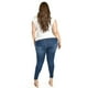 thumbnail image 4 of Blusa con cuello drapeado Roman Fashion / Tallas Extras, 1740 (Blanco) blanco 36, 4 of 7